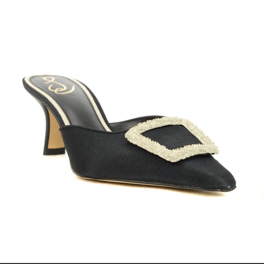Sam Edelman Brit pointed-toe kitten heel mules